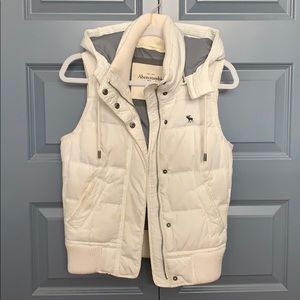 White A&F Vest